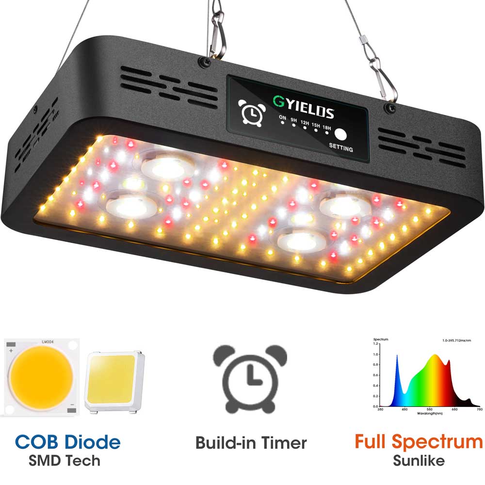 Cheap Price COB 110w LED Grow Light For Indoor Plants With Timer Cheap Price COB 110w LED Grow Light For Indoor Plants With Timer